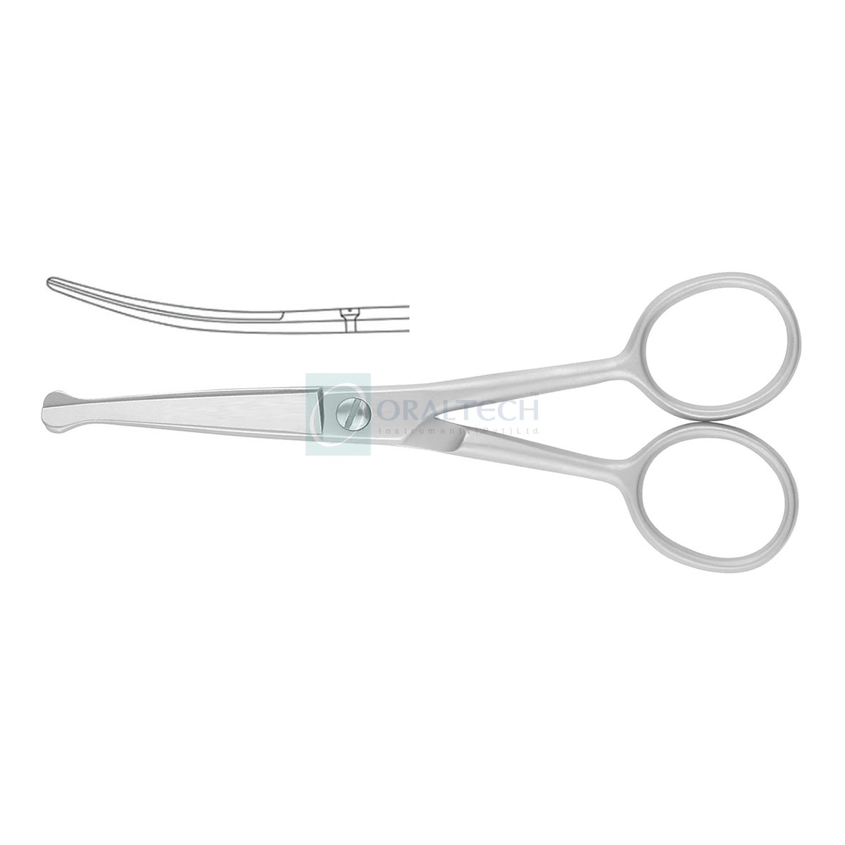 Probe Scissors (Curved)